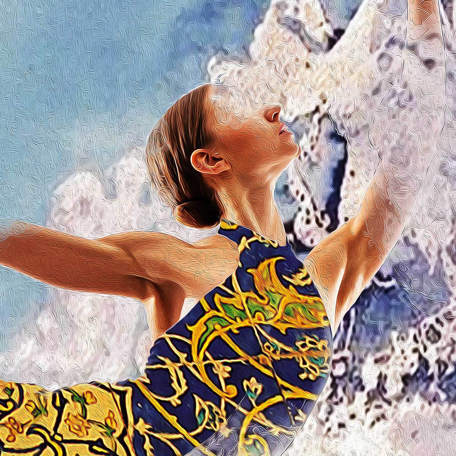Dance Is My Desire Persian wall art, alternate artwork view 2