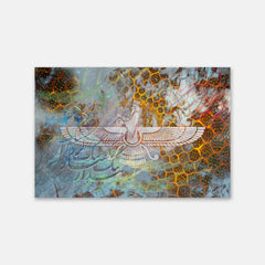 Faravahar — Zoroastrian Persian Heritage Canvas Art