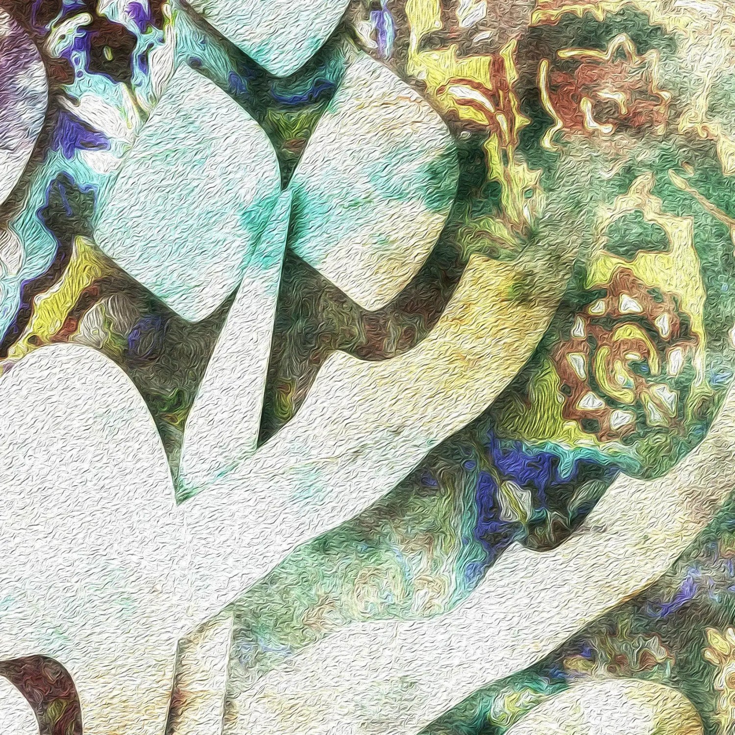Ashegh Persian wall art, alternate artwork view 2