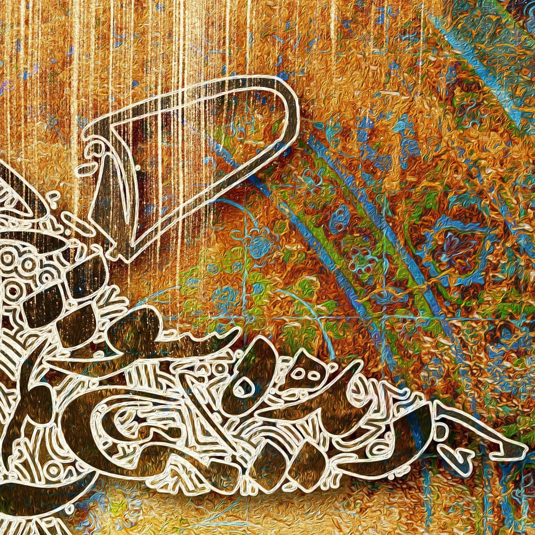Be Yourself Persian wall art, alternate artwork view 2
