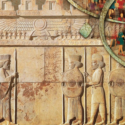 Cho Iran Nabashad Persian wall art, alternate artwork view 4