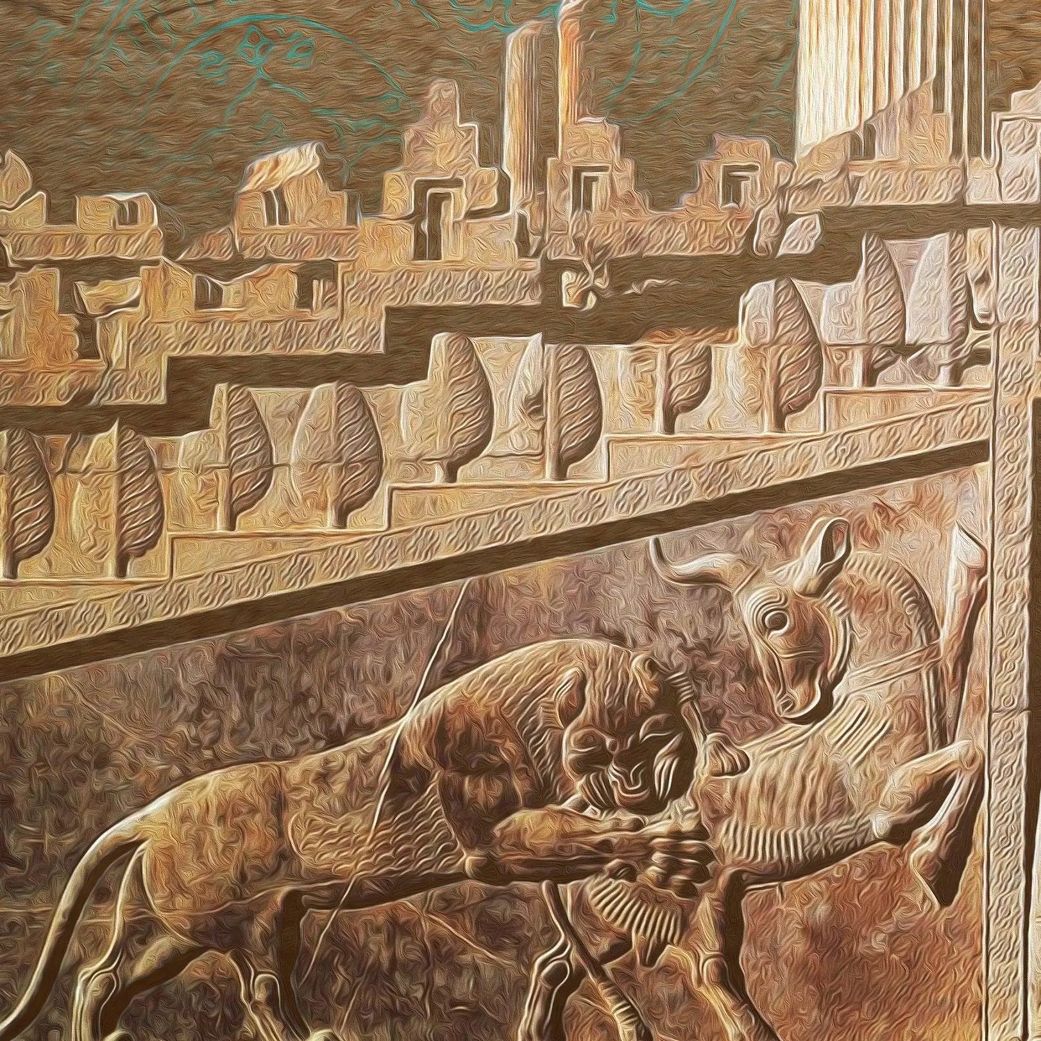 Cho Iran Nabashad Persian wall art, alternate artwork view 3