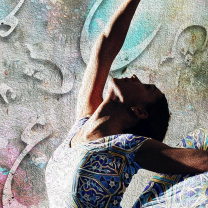 Dance Is Love Persian wall art, alternate artwork view 2