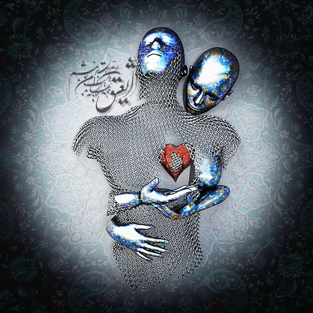 Ey Eshgh — Houshang Ebtehaj Surreal 3D Canvas