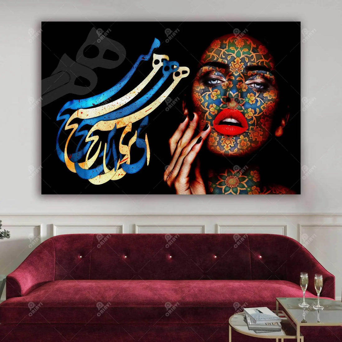 Ey Hich Persian wall art, alternate artwork view 2