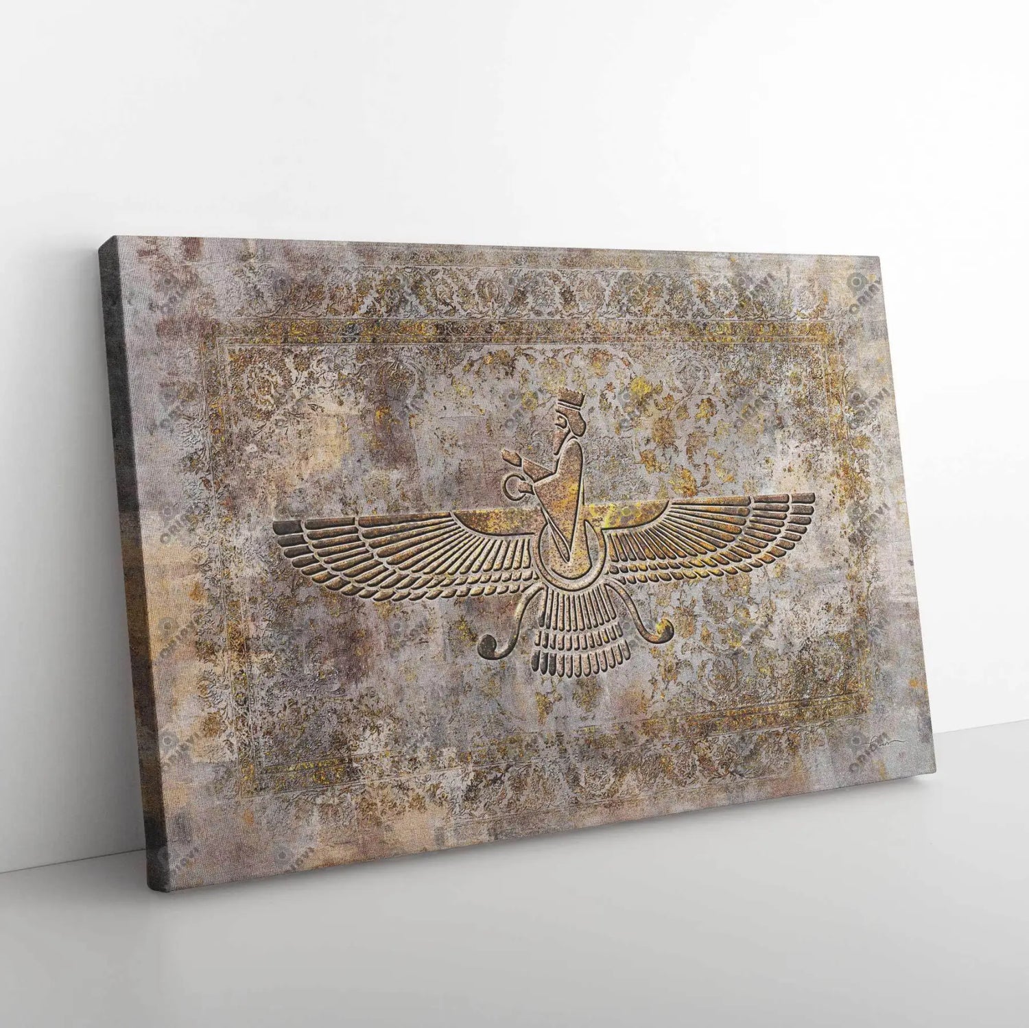 Faravahar Persian wall art, alternate artwork view 5