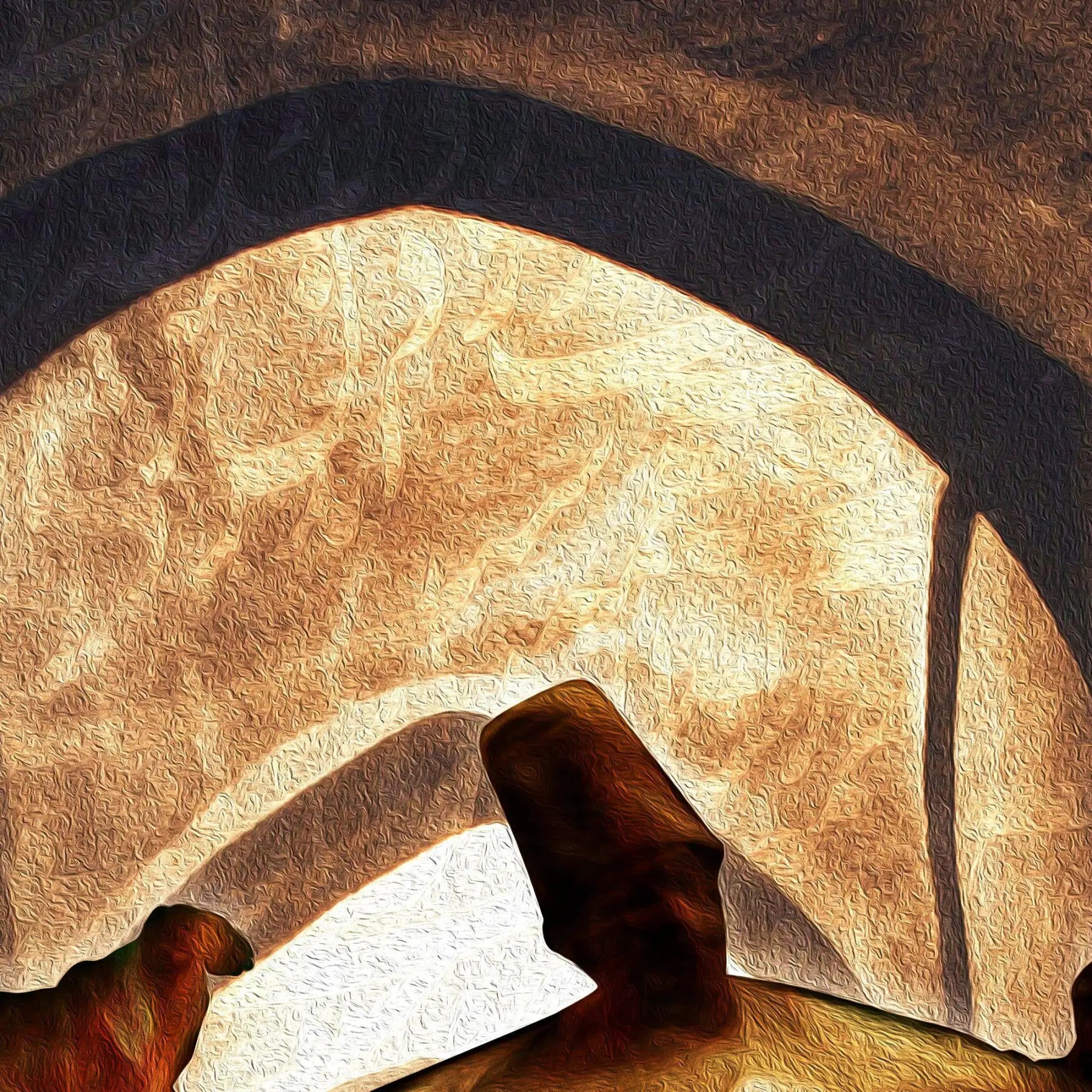 Hame Oust Persian wall art, alternate artwork view 4