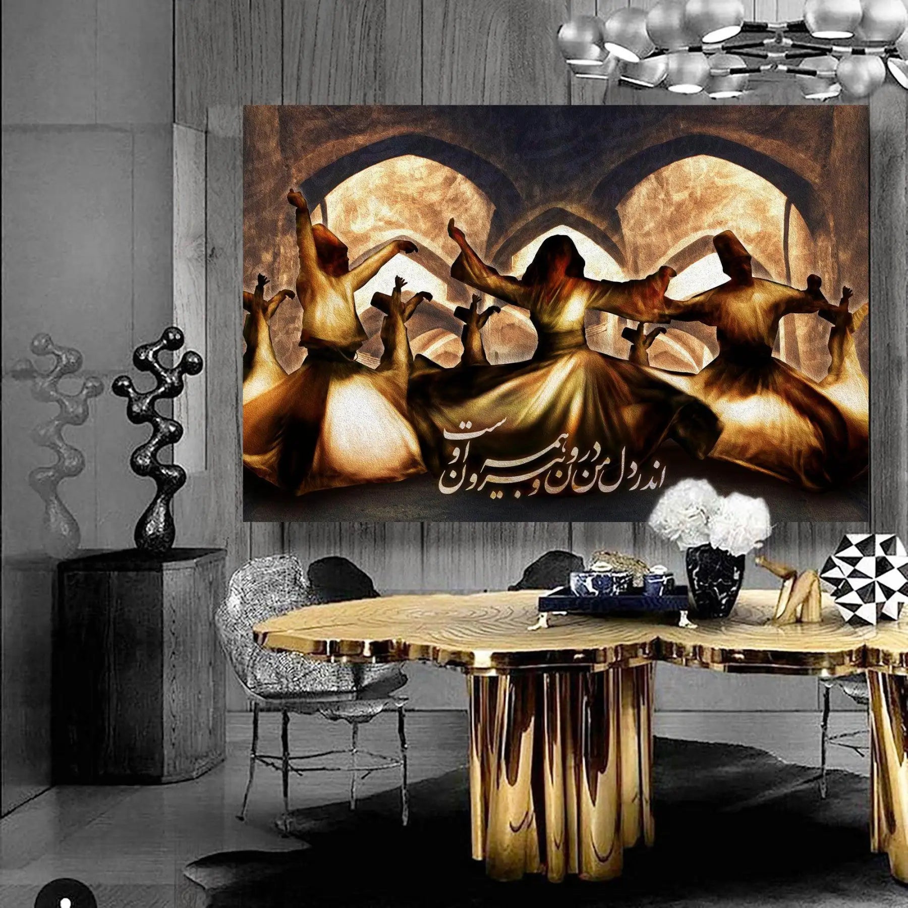 Hame Oust Persian wall art, alternate artwork view 5