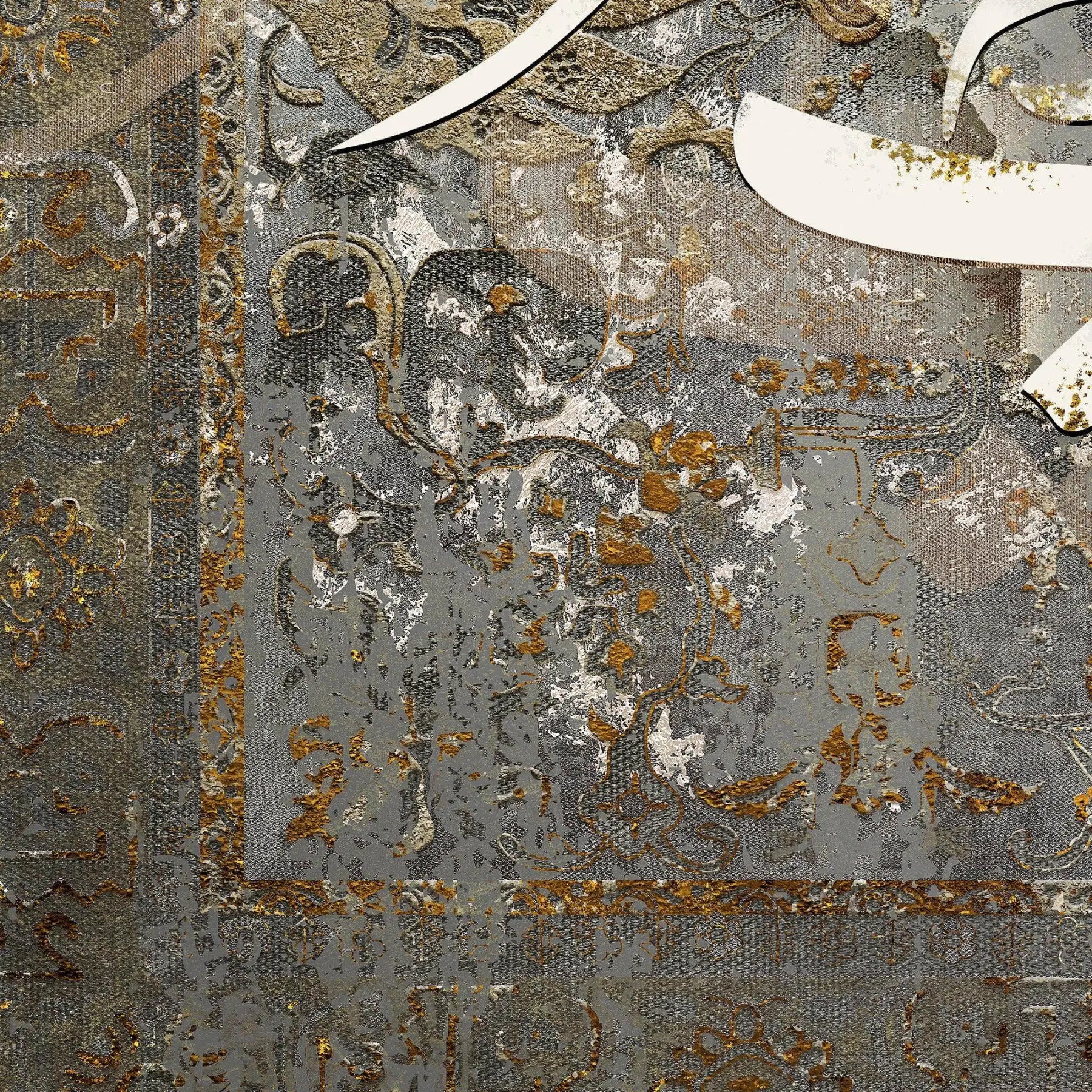 Iran Is My Voice of Love Persian wall art, alternate artwork view 3