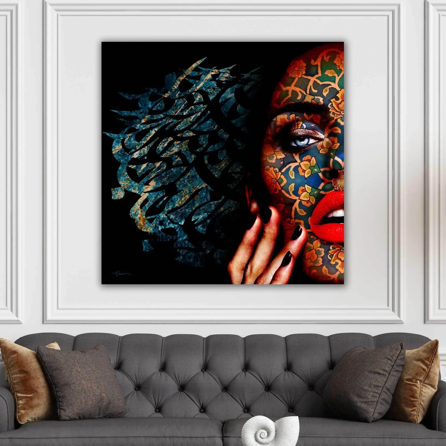 Jamaal-e Jaanaan Persian wall art, alternate artwork view 5