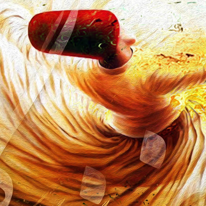 Just Talk About the Treasure Persian wall art, alternate artwork view 2