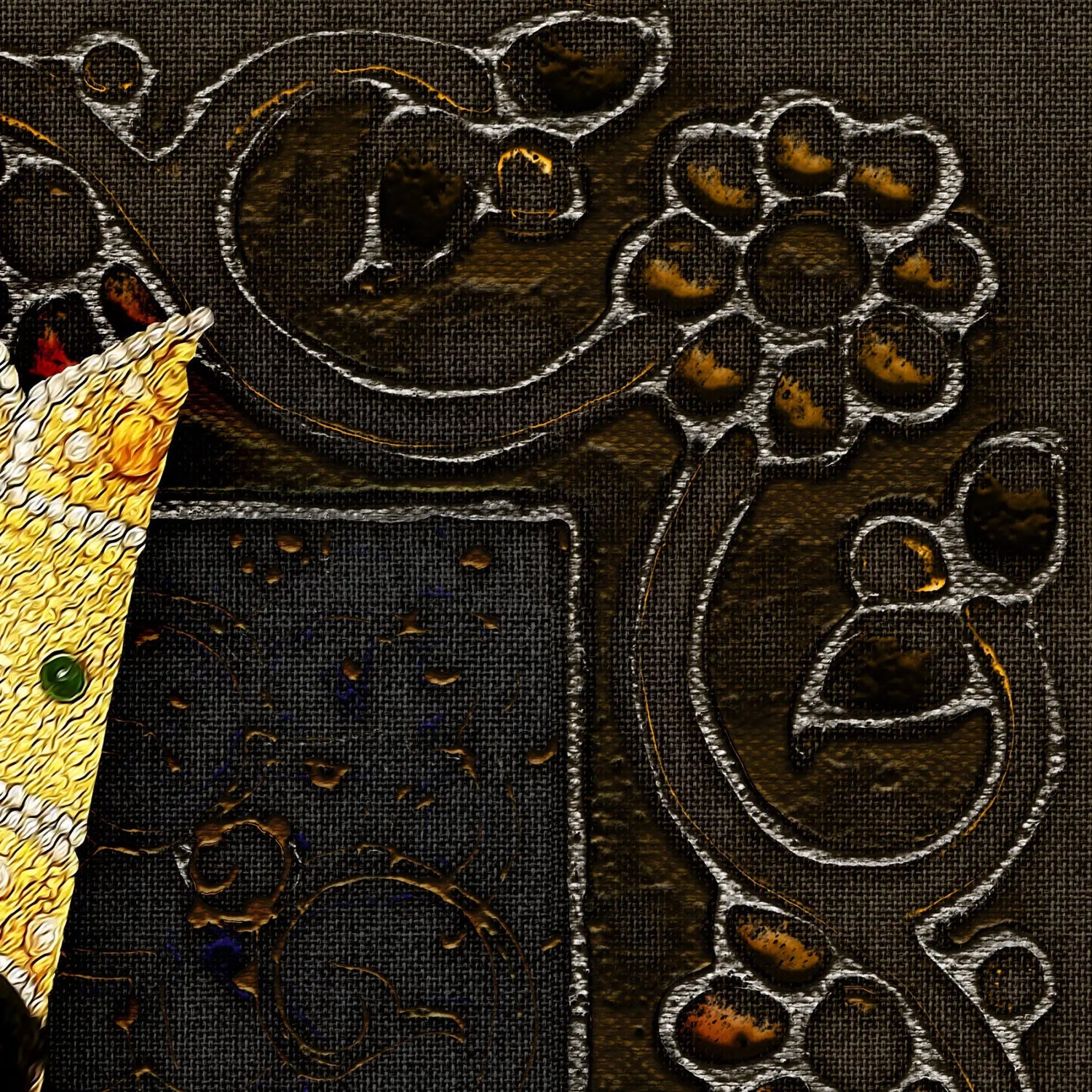 Modern Qajar Persian wall art, alternate artwork view 6
