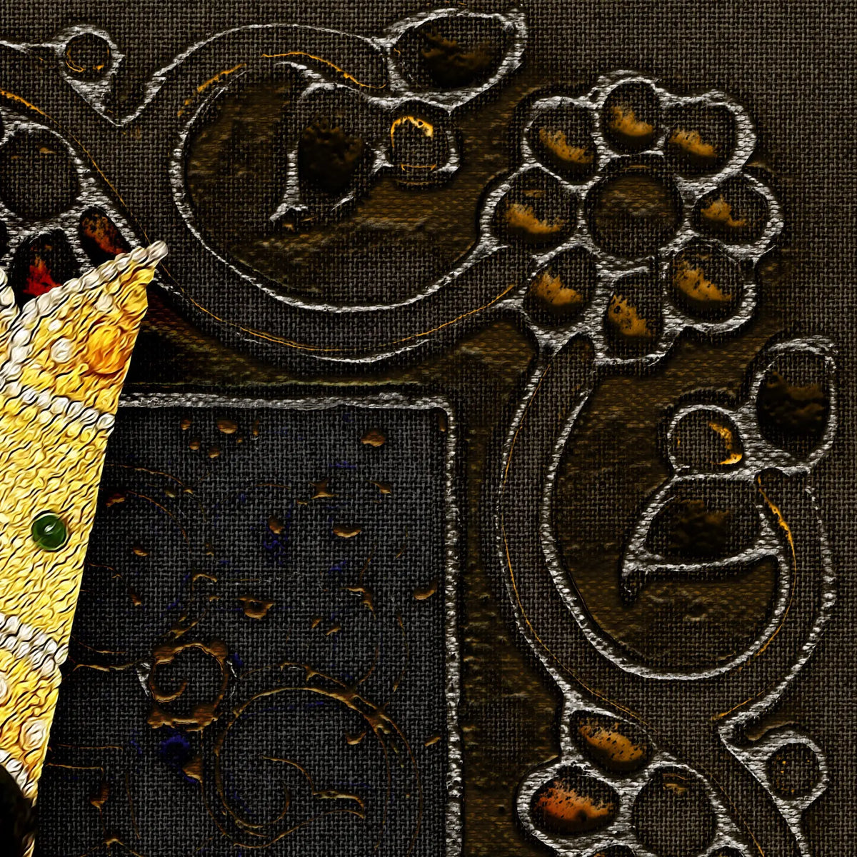 Modern Qajar Persian wall art, alternate artwork view 6
