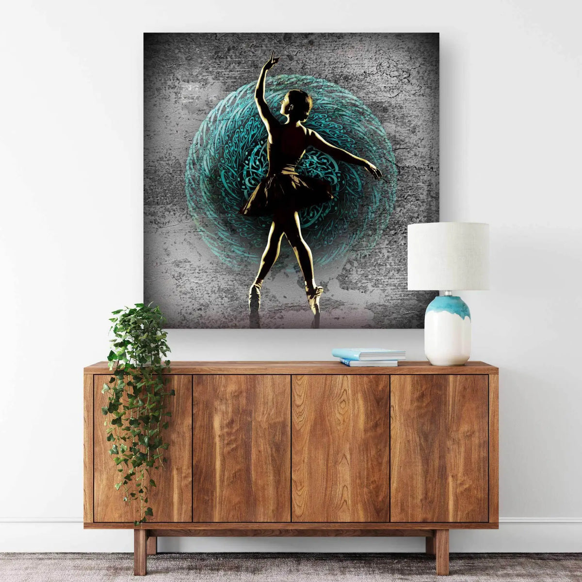 My Coquettish Mistress Persian canvas displayed in an interior setting, view 4