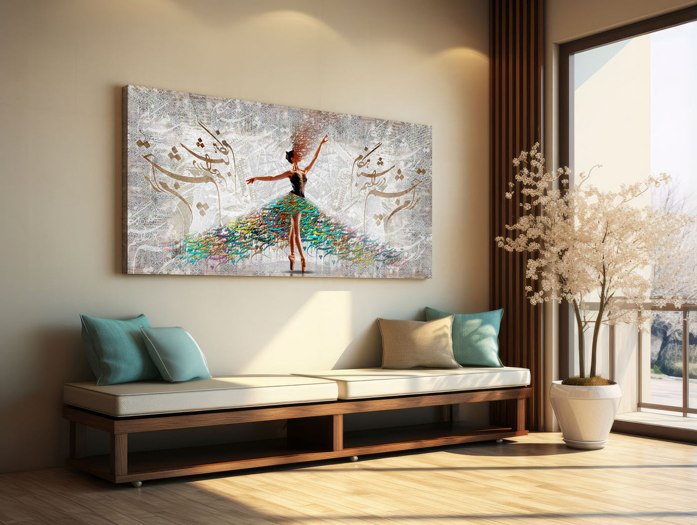 ORIAVI Persian wall art ready to customize