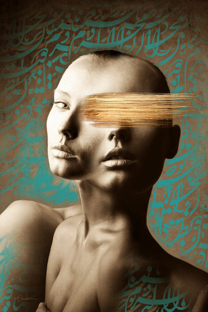 You Are the Kindest — Saadi Portrait Calligraphy Canvas