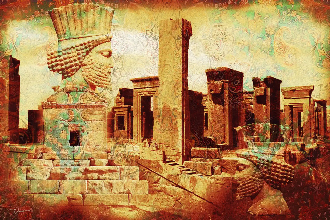 Tomb of Cyrus and Persepolis — Persian Heritage Canvas