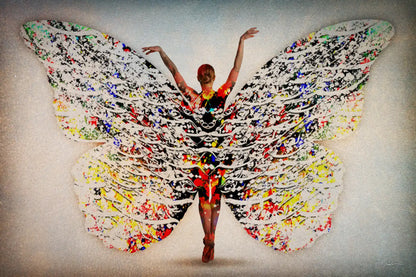 The Sun Is Your Look — Winged Persian Dancer Canvas