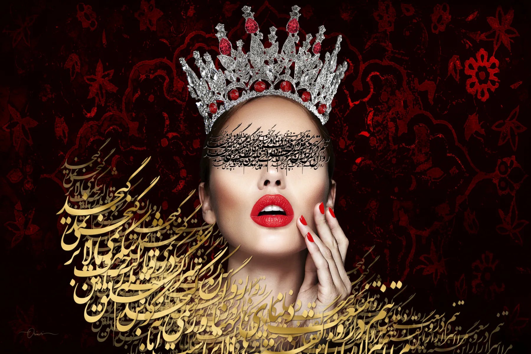 Majestic Essence — Yaghma Neyshabouri Gold Crown Canvas