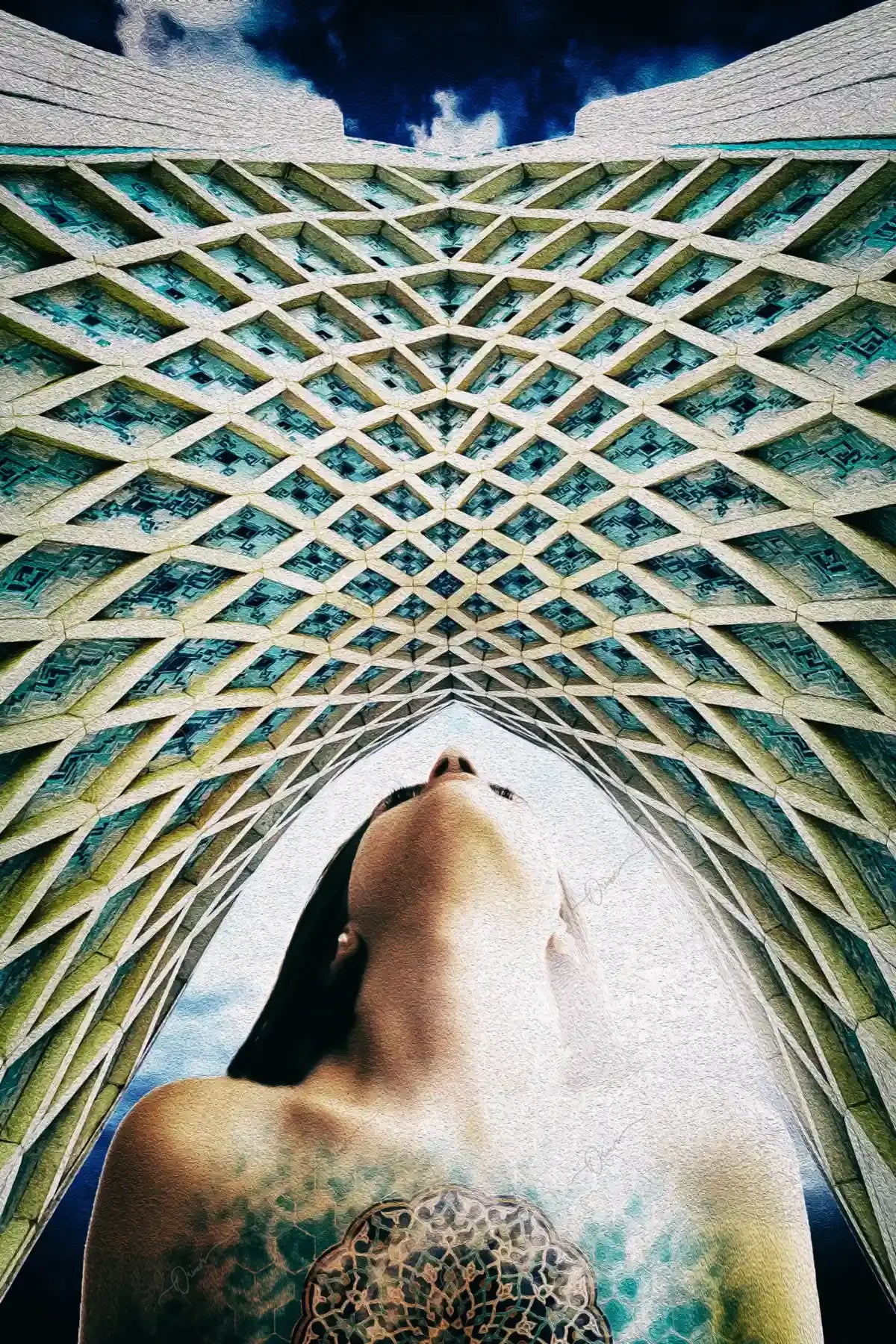 Our Azadi Tower — Contemporary Persian Architecture Canvas