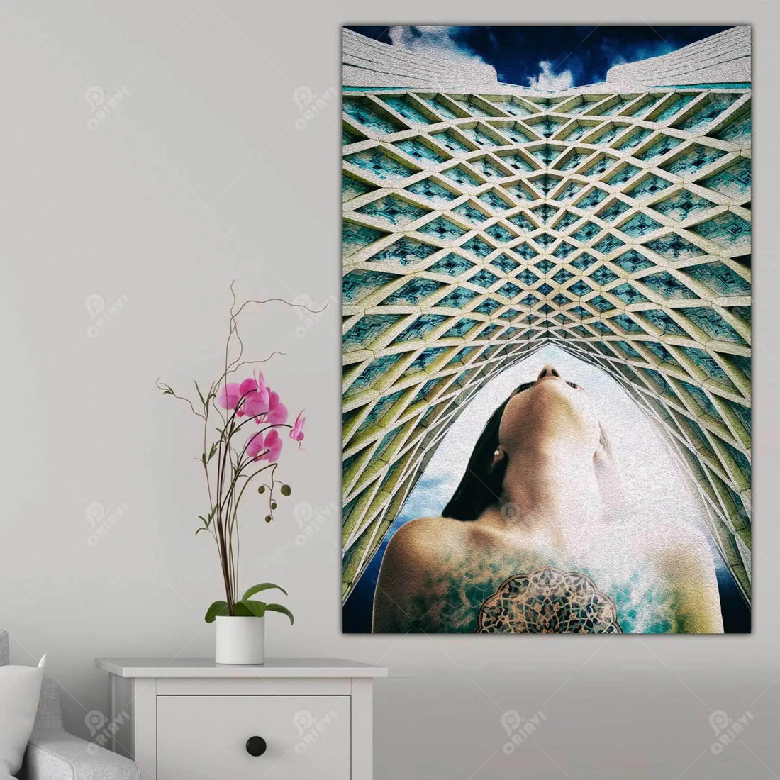 Our Azadi Tower — Contemporary Persian Architecture Canvas