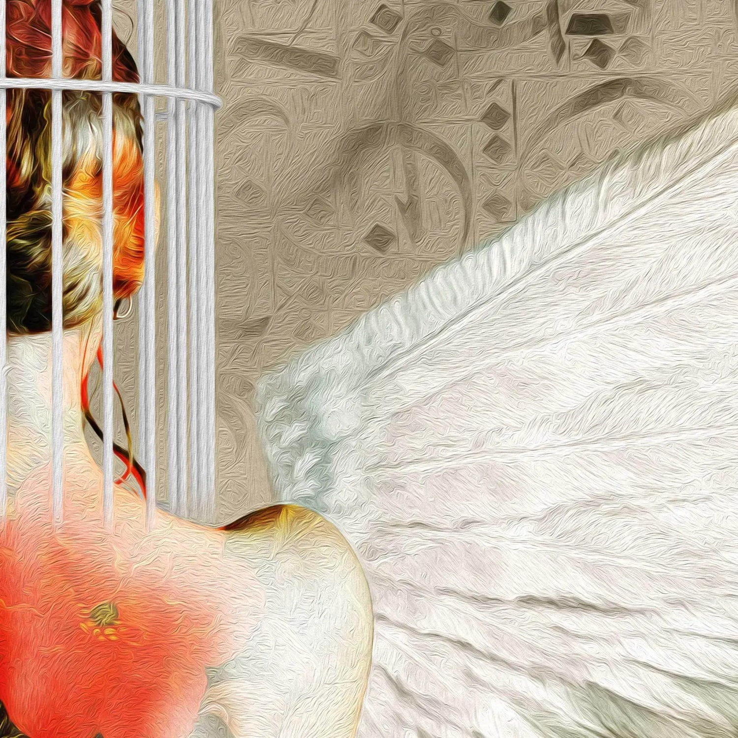 I Will Fly Persian wall art, alternate artwork view 3