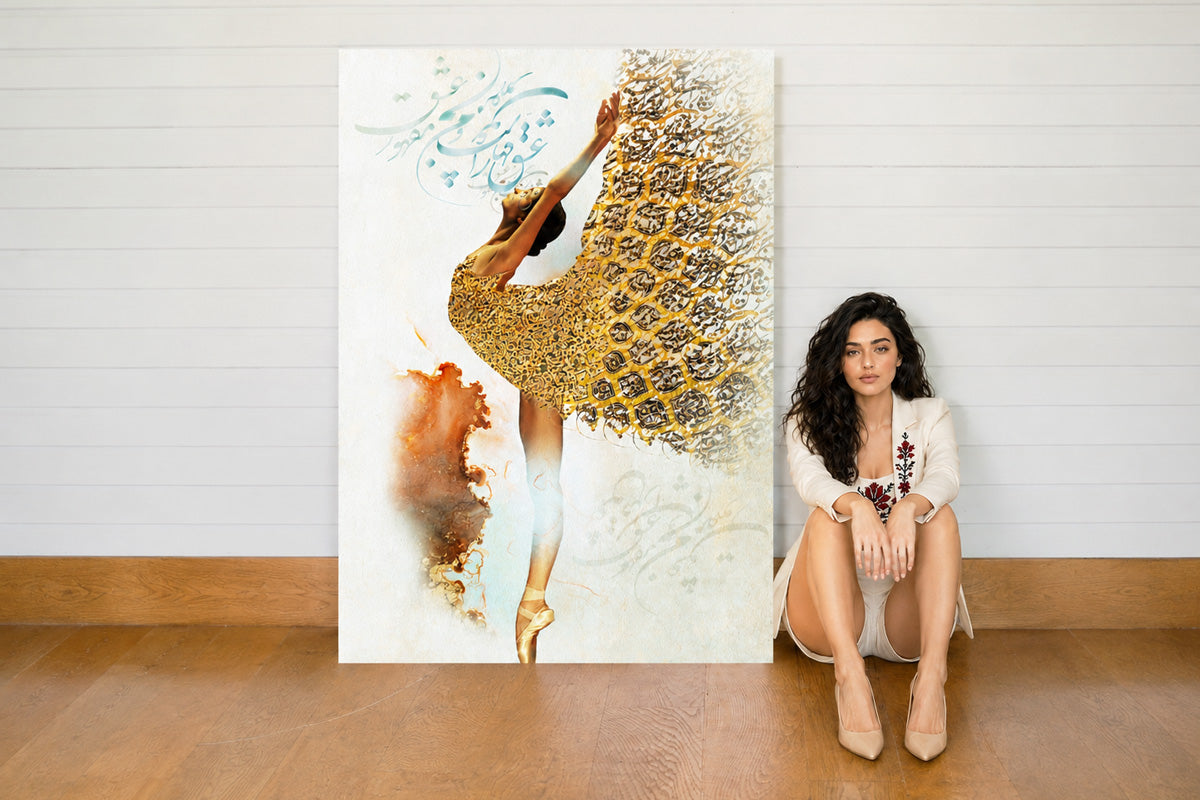Custom Persian wall art by ORIAVI