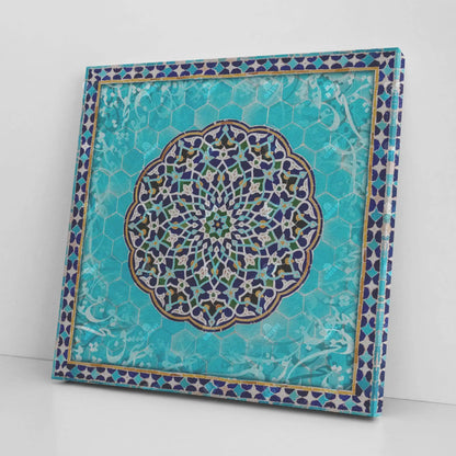 Sokhan-e Eshgh Persian canvas displayed in an interior setting, view 5