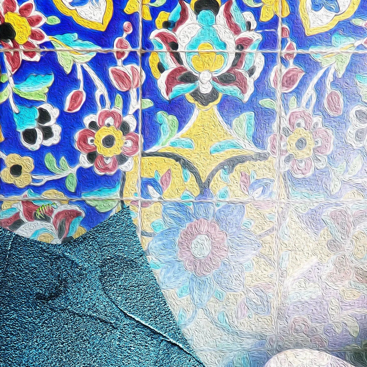 The Last Kiss Persian wall art, alternate artwork view 2
