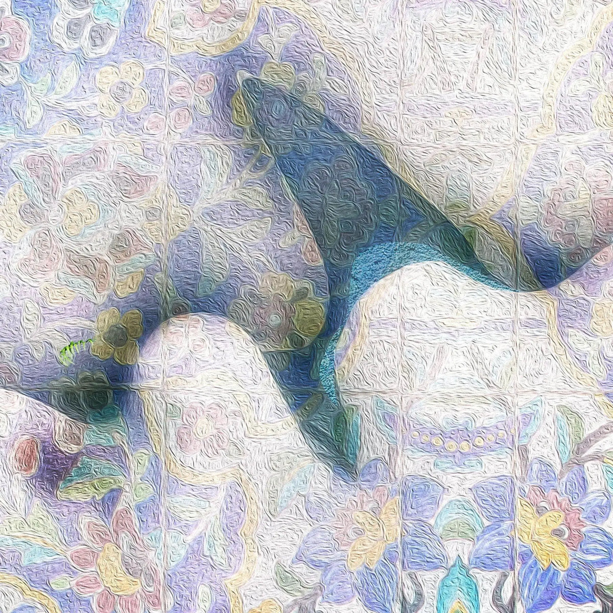 The Last Kiss Persian wall art, alternate artwork view 3