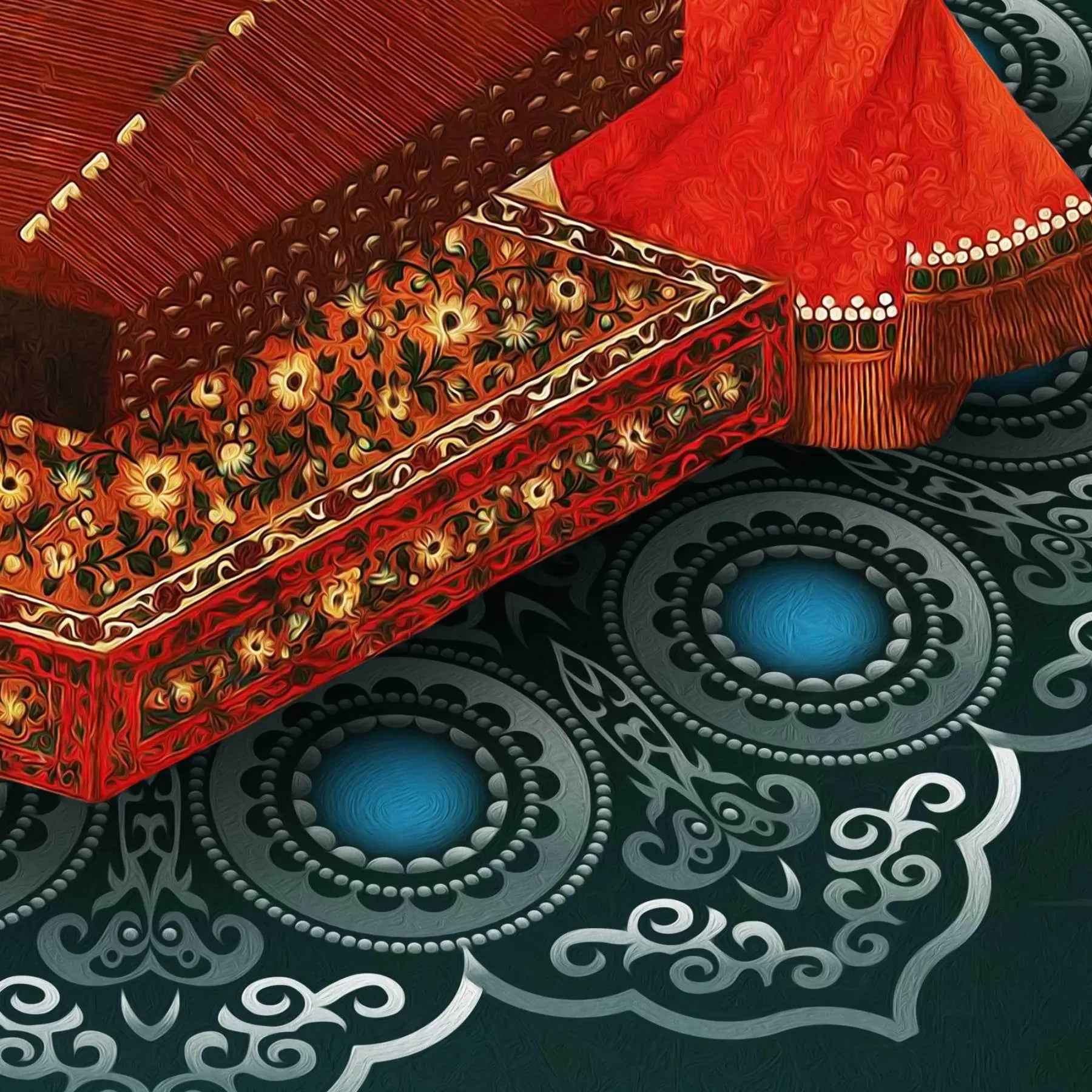 The Secret of Love Persian wall art, alternate artwork view 4