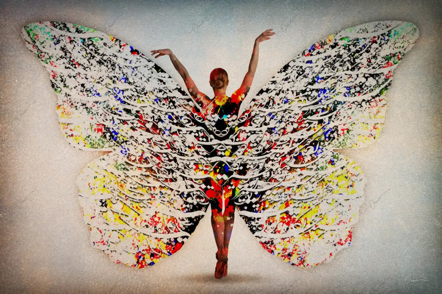 The Sun Is Your Look — Winged Persian Dancer Canvas
