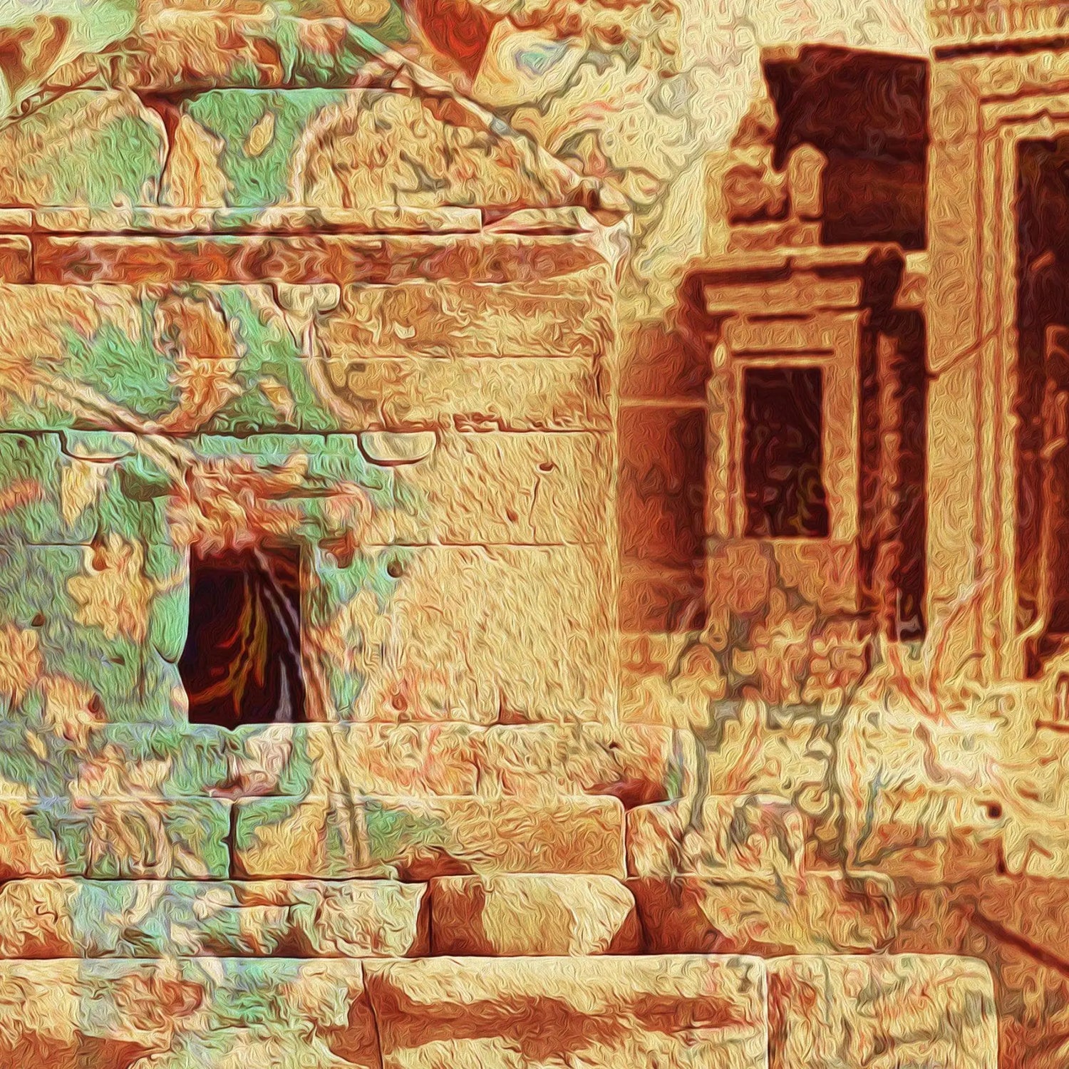 Tomb of Cyrus and Persepolis Persian wall art, alternate artwork view 3