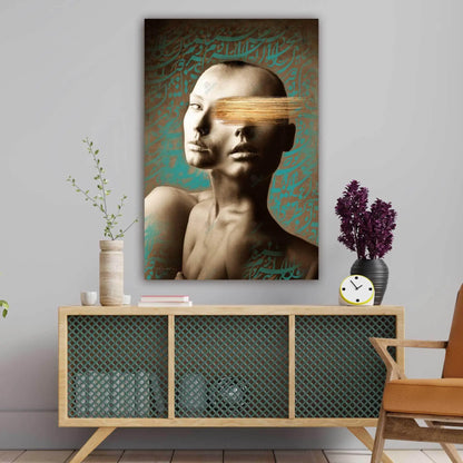You Are the Kindest — Saadi Portrait Calligraphy Canvas
