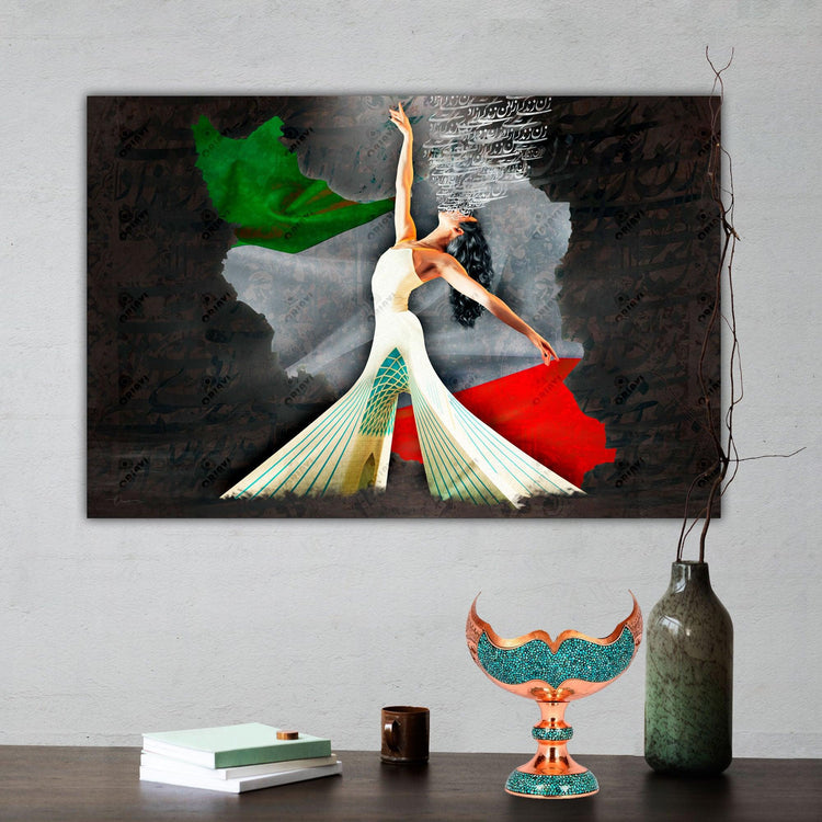 Custom Size Canvas (Woman Life Freedom | زن زندگی آزادی) - ORIAVI 
