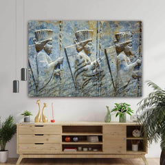 Cho Iran Nabashad — Ferdowsi Persepolis Relief Canvas