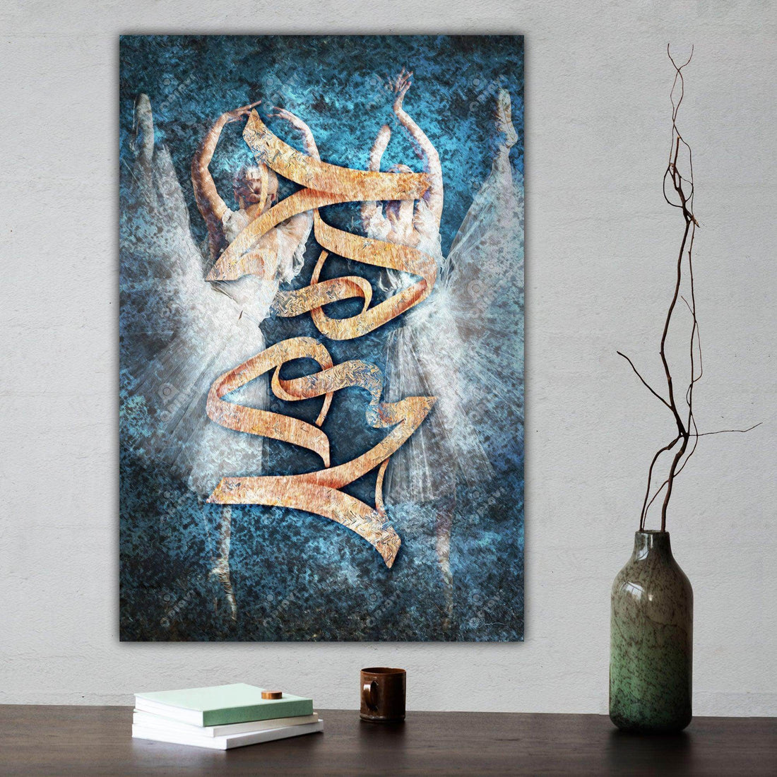 Hich هیچ | Persian Modern Calligraphy Canvas Wall Art - ORIAVI