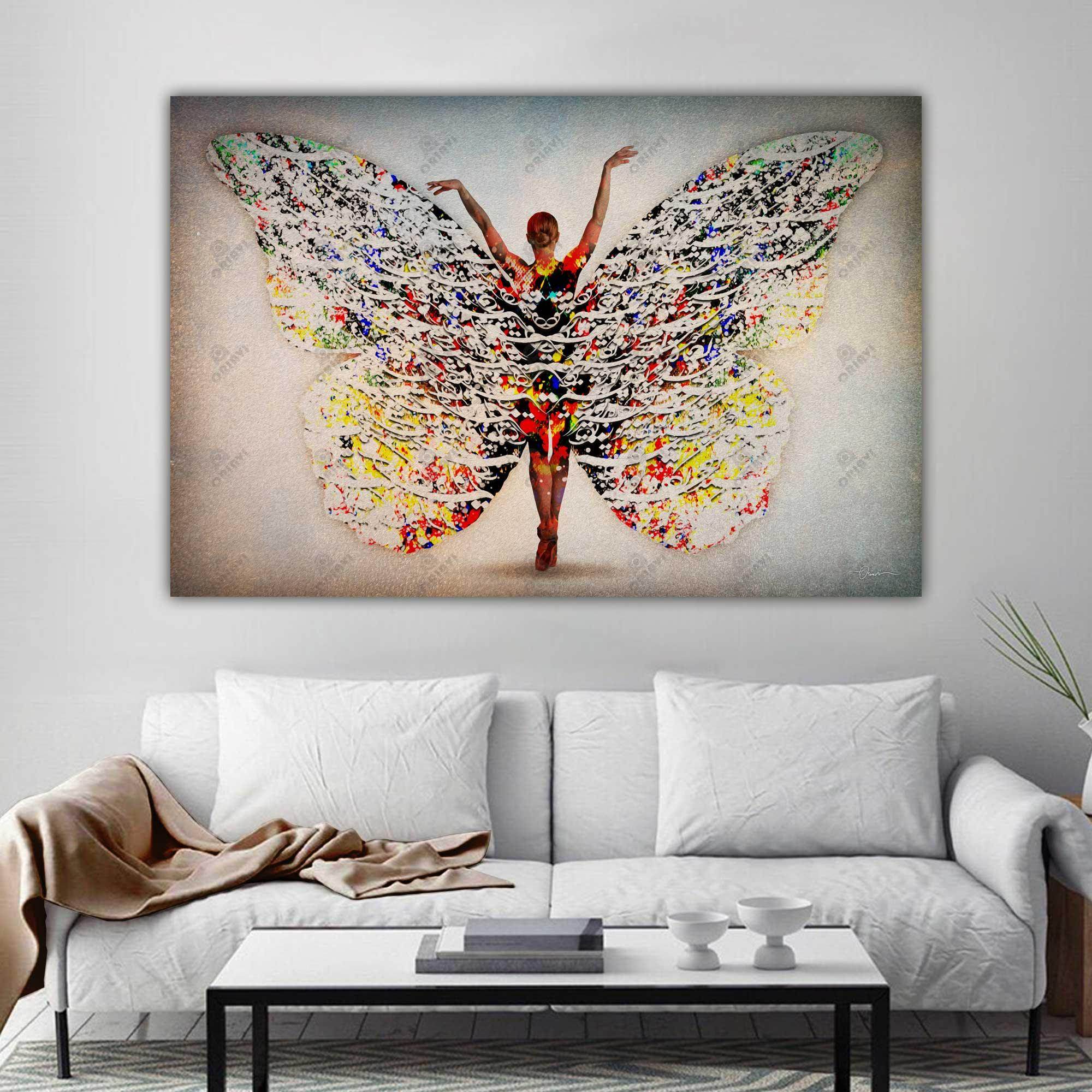 The Sun Is Your Look — Winged Persian Dancer Canvas