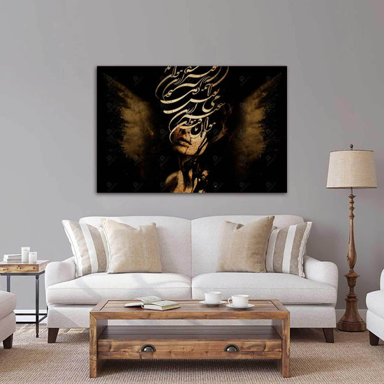 Drink Wine | ACRYLIC on METAL/ALUMINIUM 120x80 cm | Persian Modern Wall Art - ORIAVI