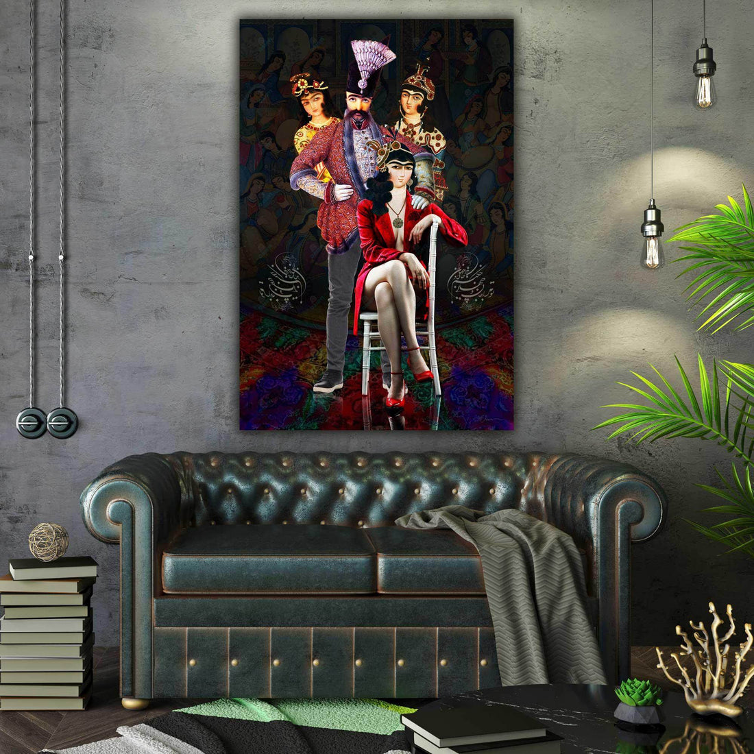 Qajar Wall Art | Persian Calligraphy Wall Art Print - ORIAVI