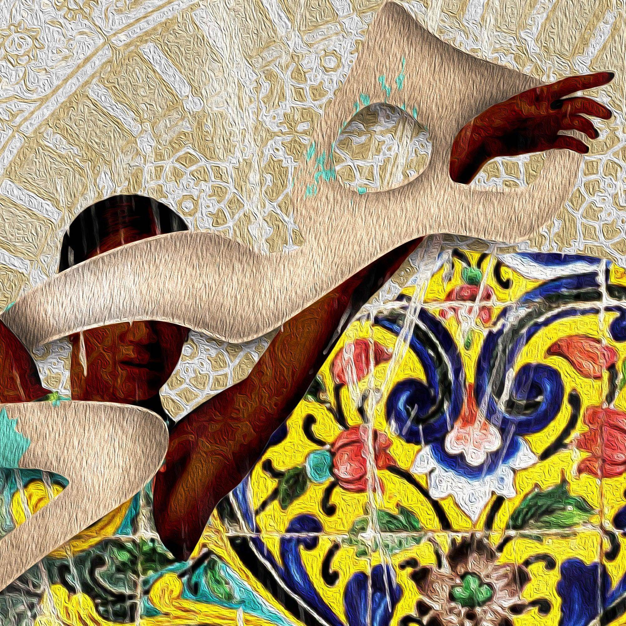 Nothing Persian wall art, alternate artwork view 2