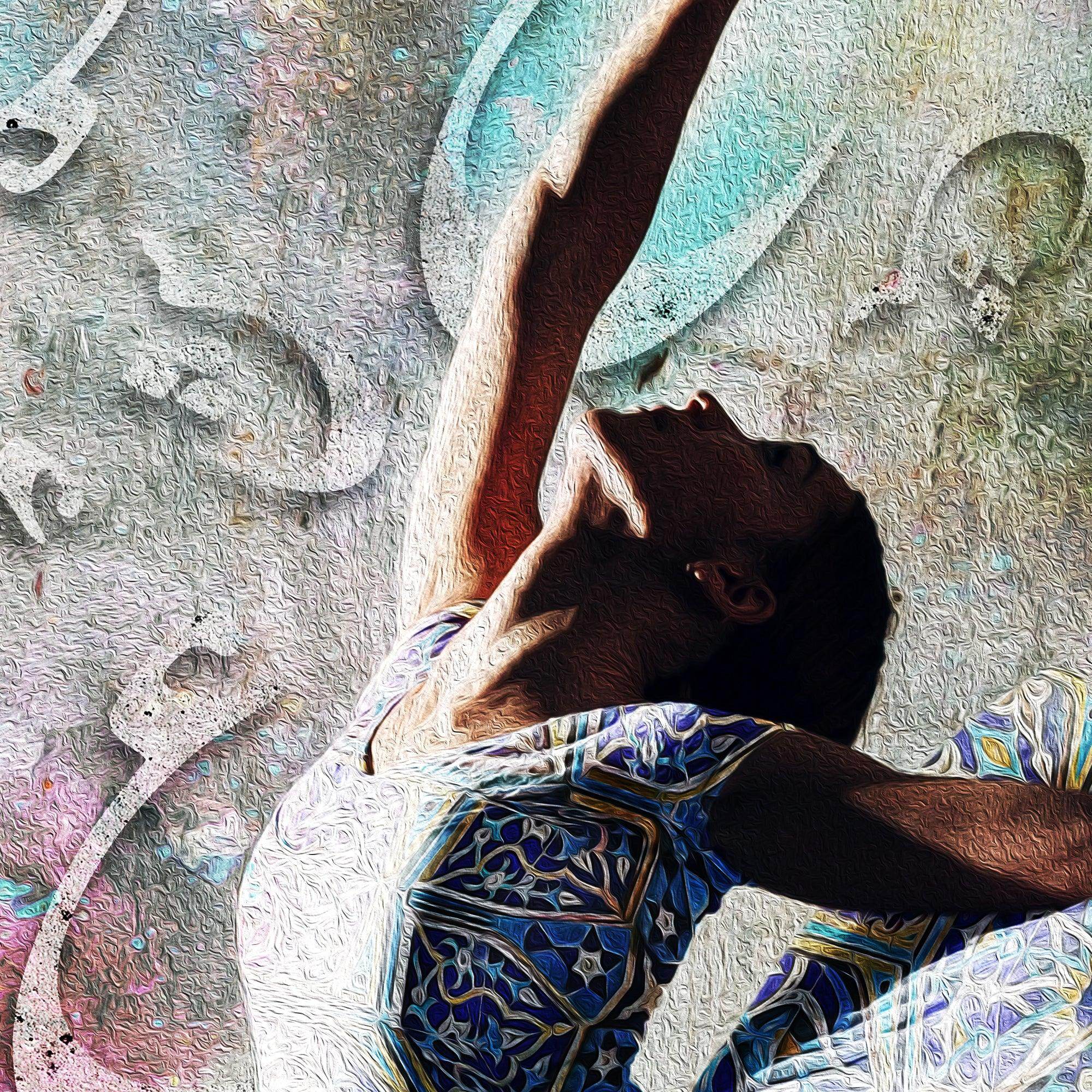 Dance Is Love Persian wall art, alternate artwork view 2