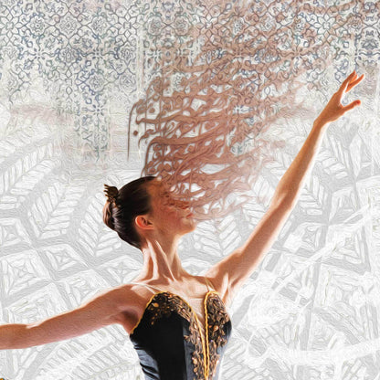 I’m looking forward to you | Persian Modern Calligraphy Wall Art Canvas Print - ORIAVI