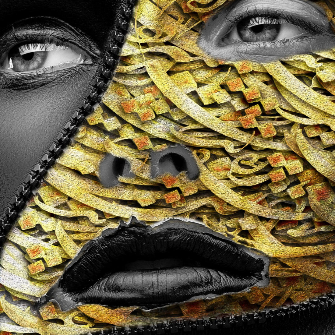 Custom Canvas (TADBIR) 56"X40" - ORIAVI 