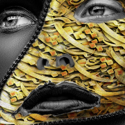 Custom Canvas (TADBIR) 56"X40" - ORIAVI 