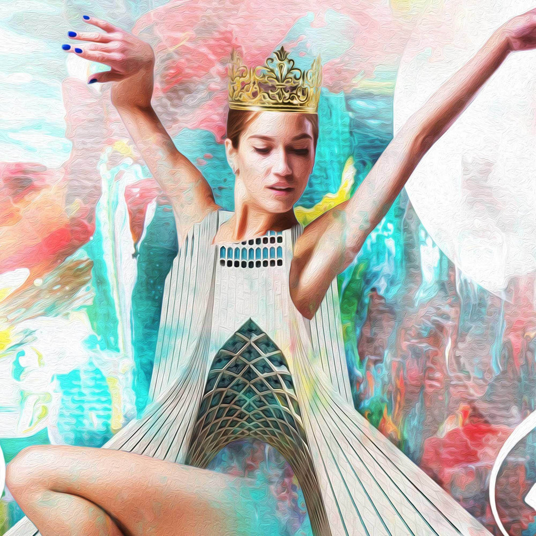 Shahyad Tower | Persian Wall Art | Persian Home Wall Decor - ORIAVI