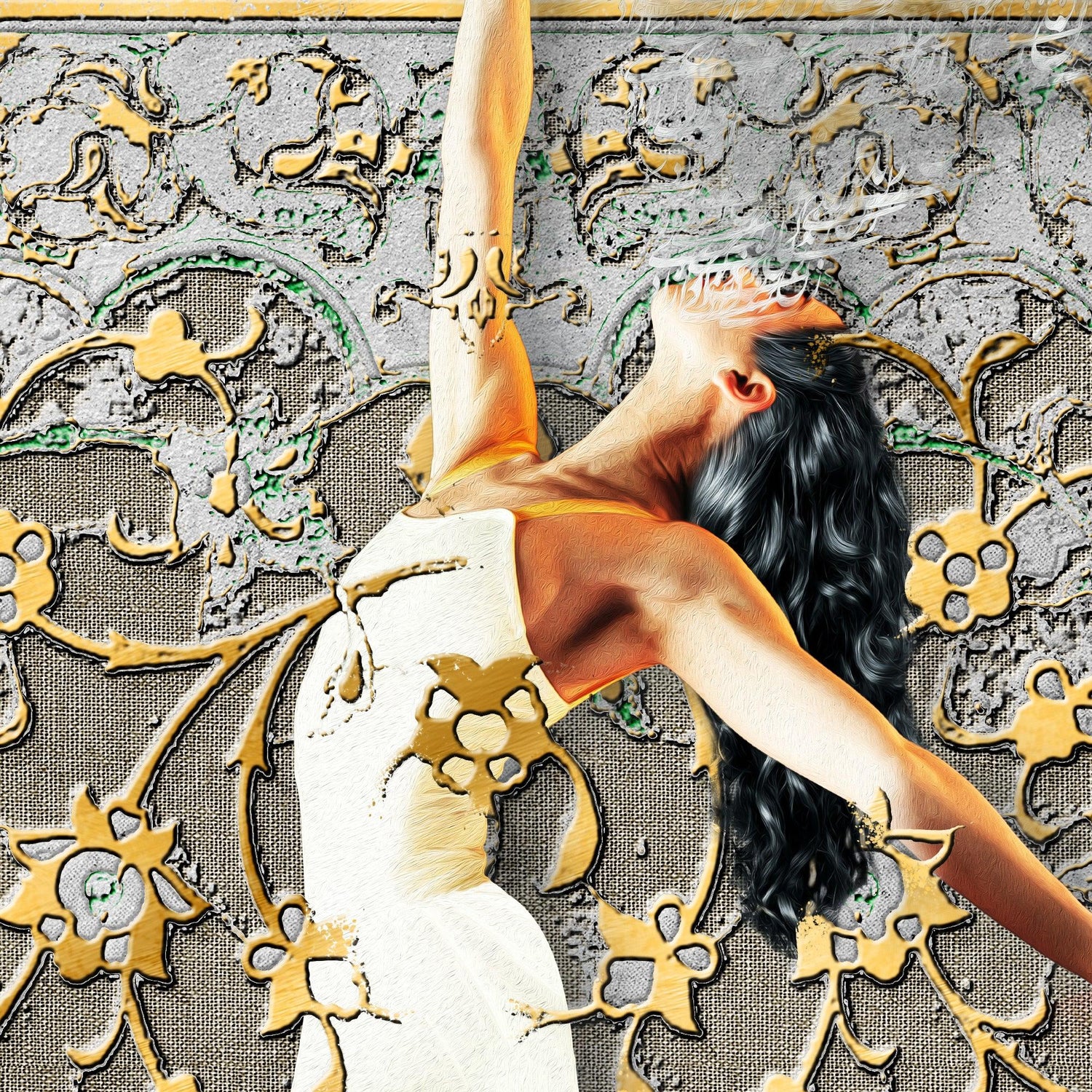WOMAN LIFE FREEDOM - زن زندگی آزادی | Persian Art - ORIAVI Persian Art, persian artwork for sale, persian calligraphy, persian calligraphy wall art, persian mix media wall art, persian painting, persian wall art