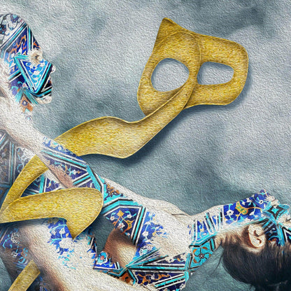 HICH | هیچ | Persian Calligraphy Wall Art Print | Persian Wall Decor - ORIAVI