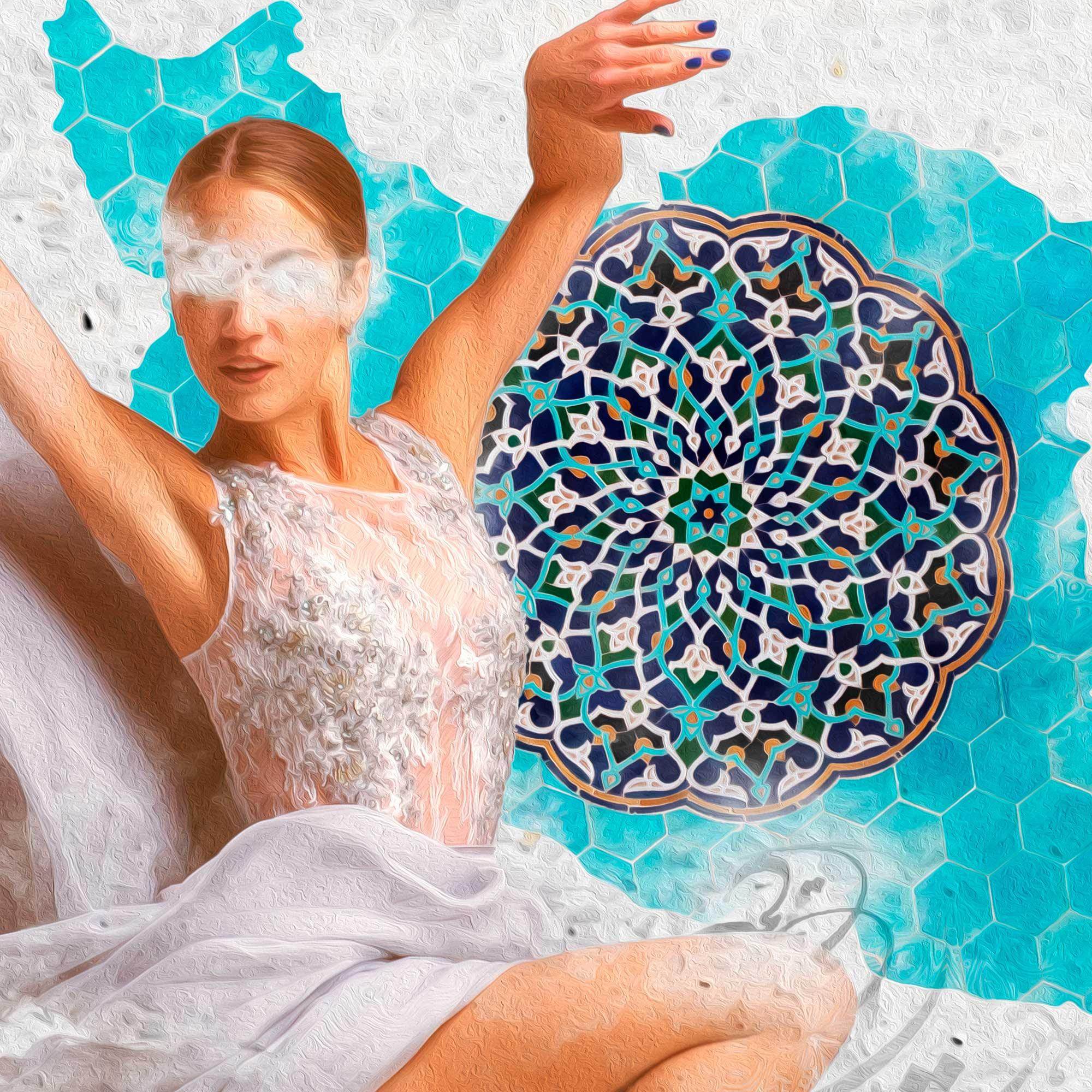 Vatanam Persian wall art, alternate artwork view 2