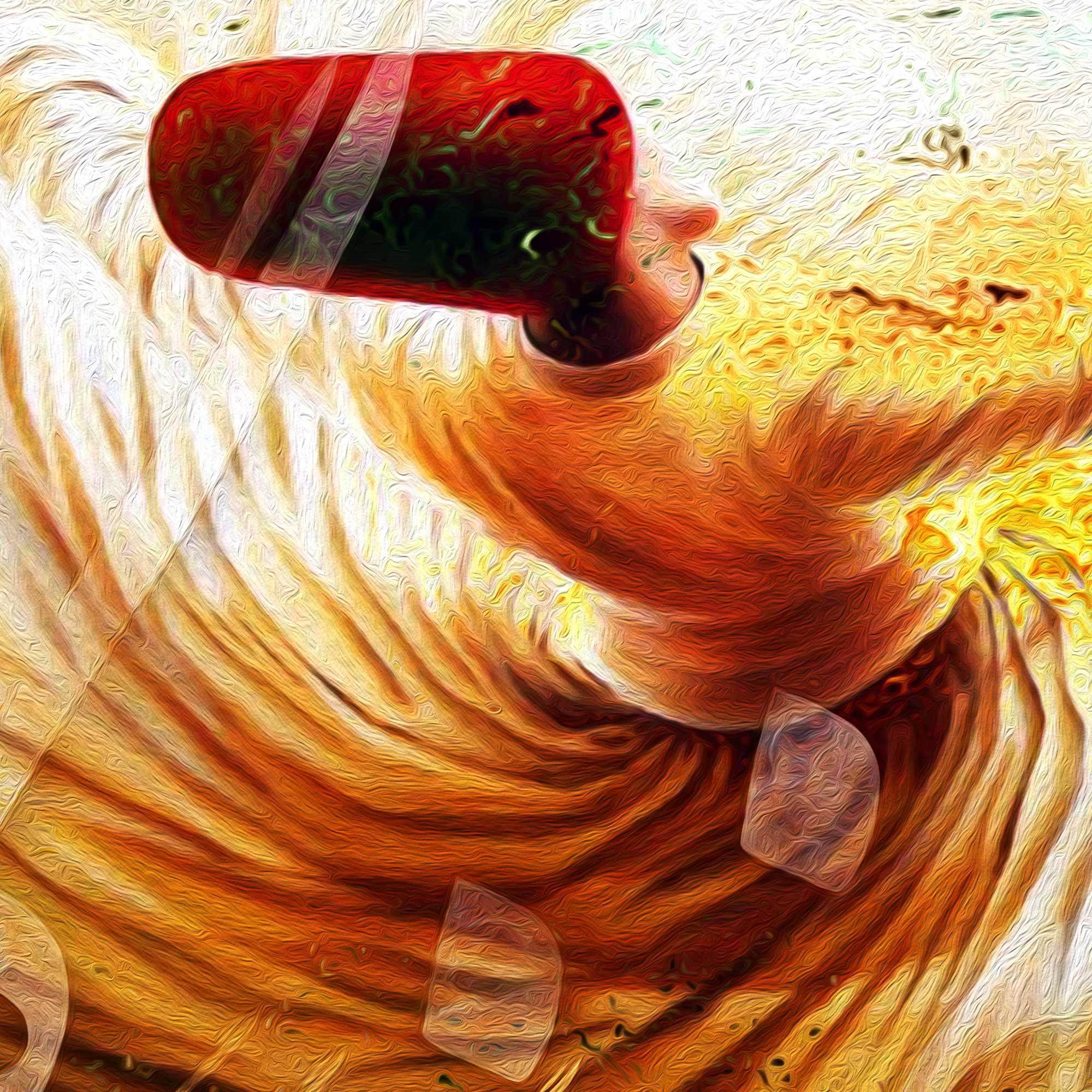 Just Talk About the Treasure Persian wall art, alternate artwork view 2